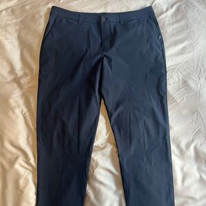 Lululemon 36W / 32L Warpstreme ABC Classic Fit Trouser, Navy